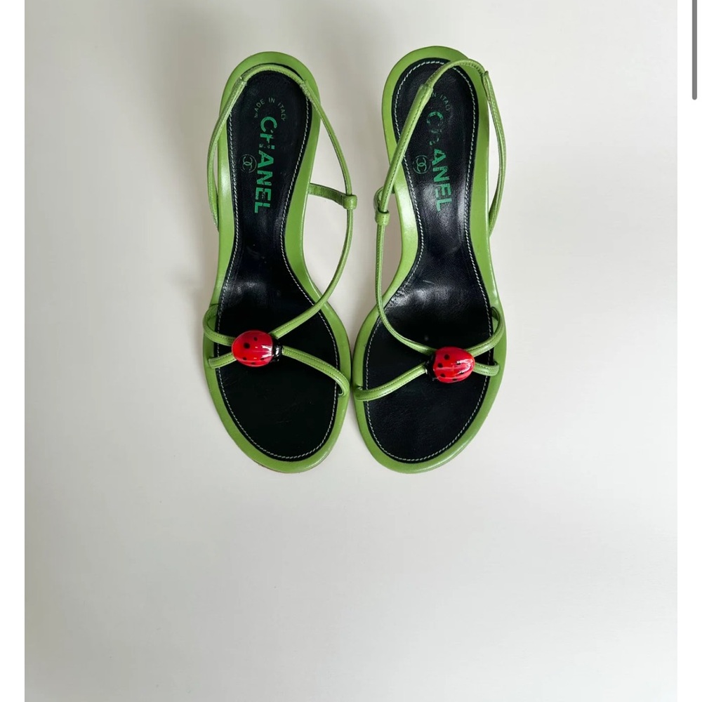 In search of!! Green Chanel 2004 Ladybug heels!!  🐞